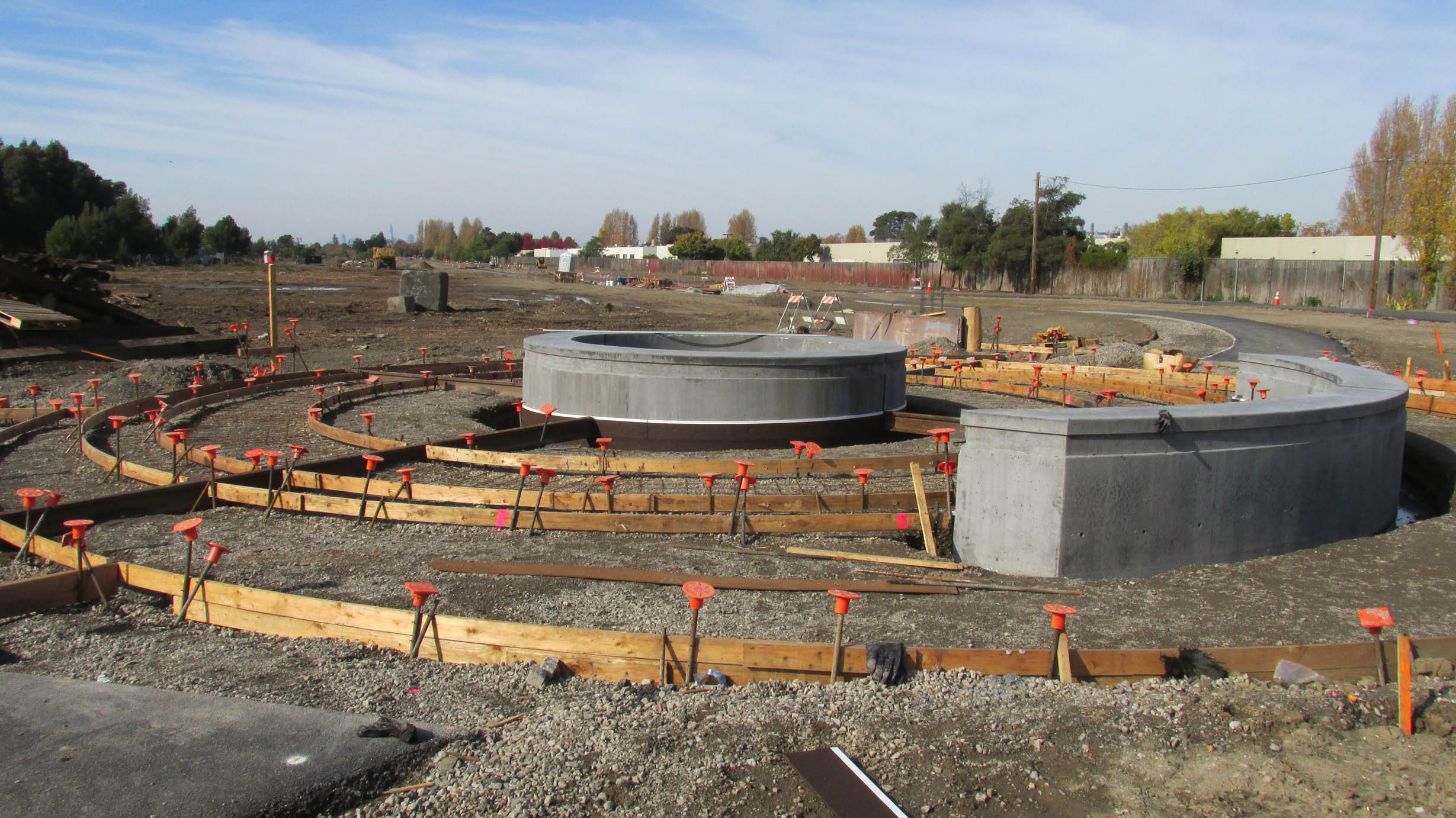 East End medallion: Under Construction