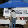Alameda Recreation and Parks Department had a small booth at the clean up so people could obtain information about the department.